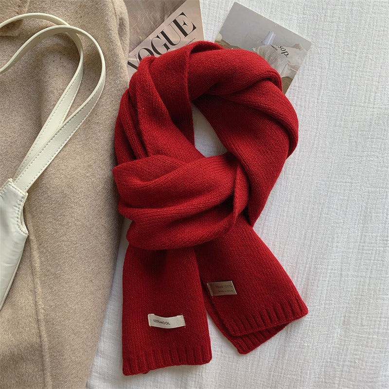 Woolen scarf Warm knit scarf 3292