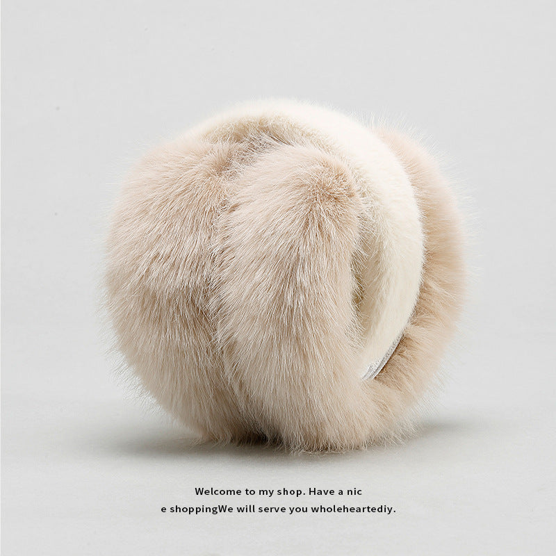Warm ear muffs in winter 1900