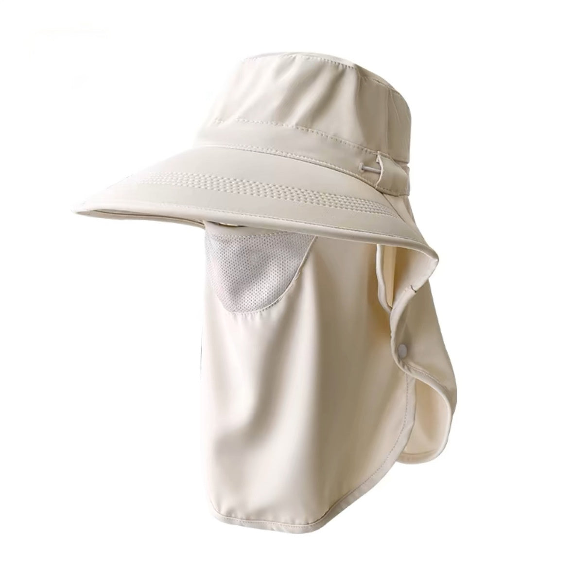 Women's sunscreen hat cover face mask integrated 1245