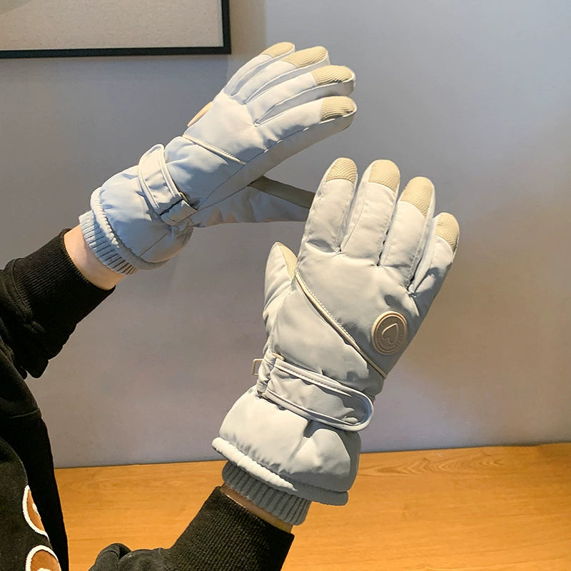 Women's snowboarding windproof gloves 1237