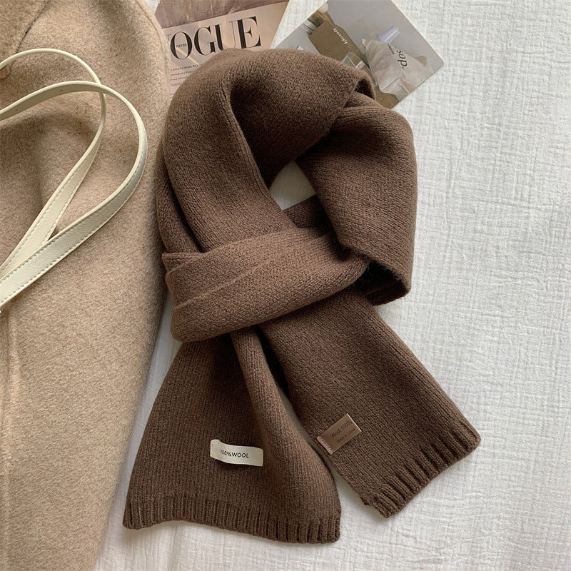 Woolen scarf Warm knit scarf  3292