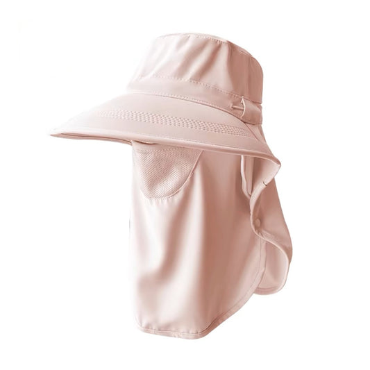 Women's sunscreen hat cover face mask integrated  1245