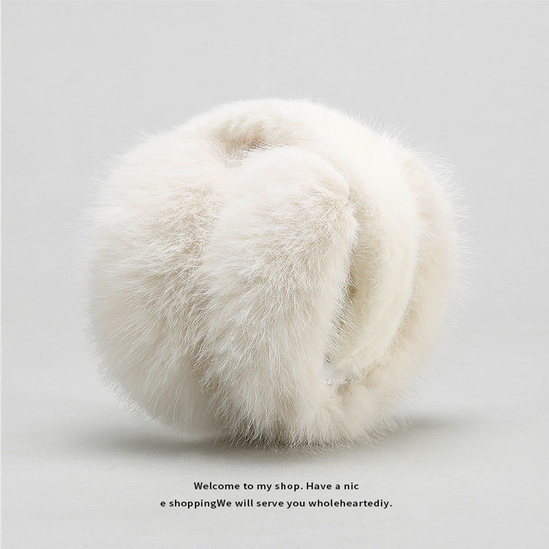 Warm ear muffs in winter 1900
