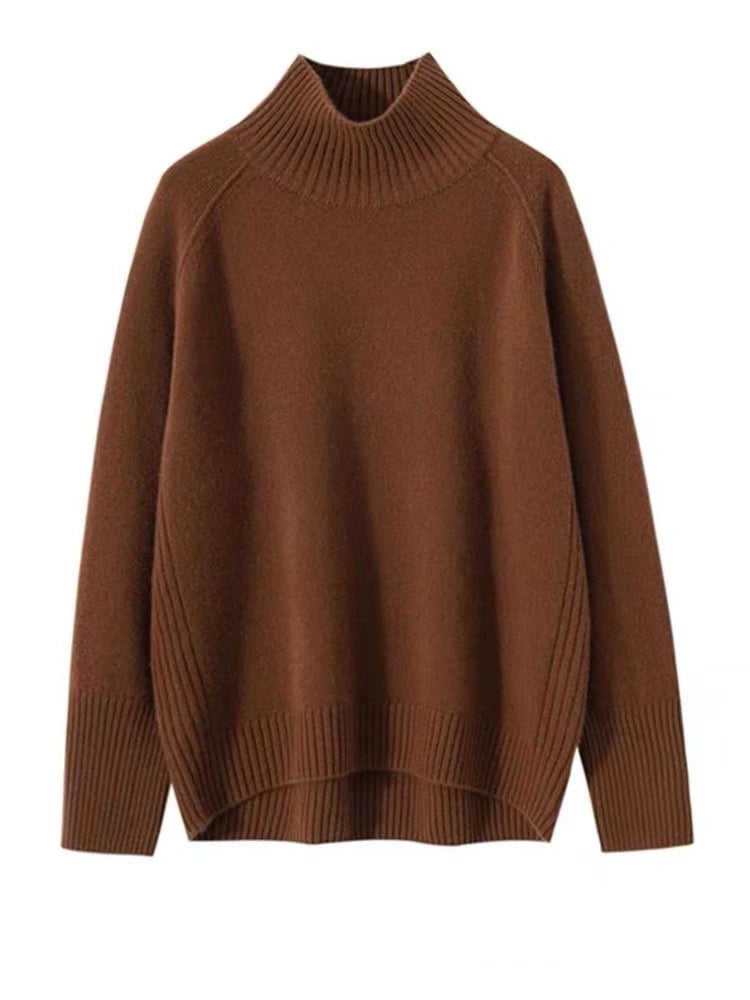 Women's turtleneck with thick sweater base 1174