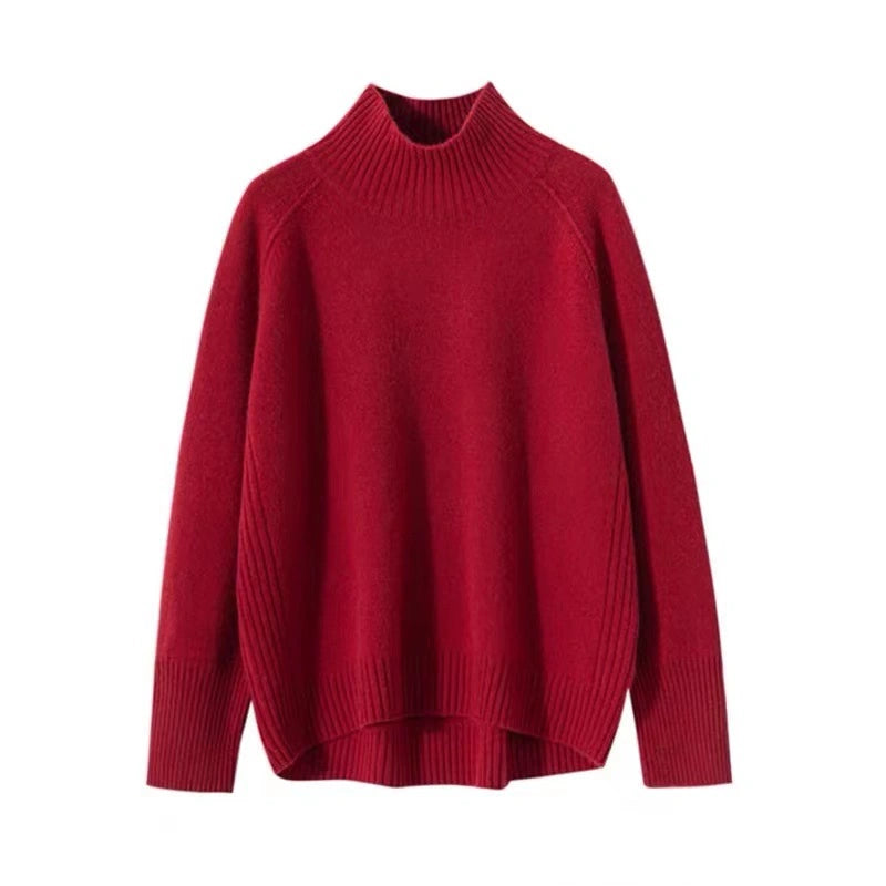 Women's turtleneck with thick sweater base 1174