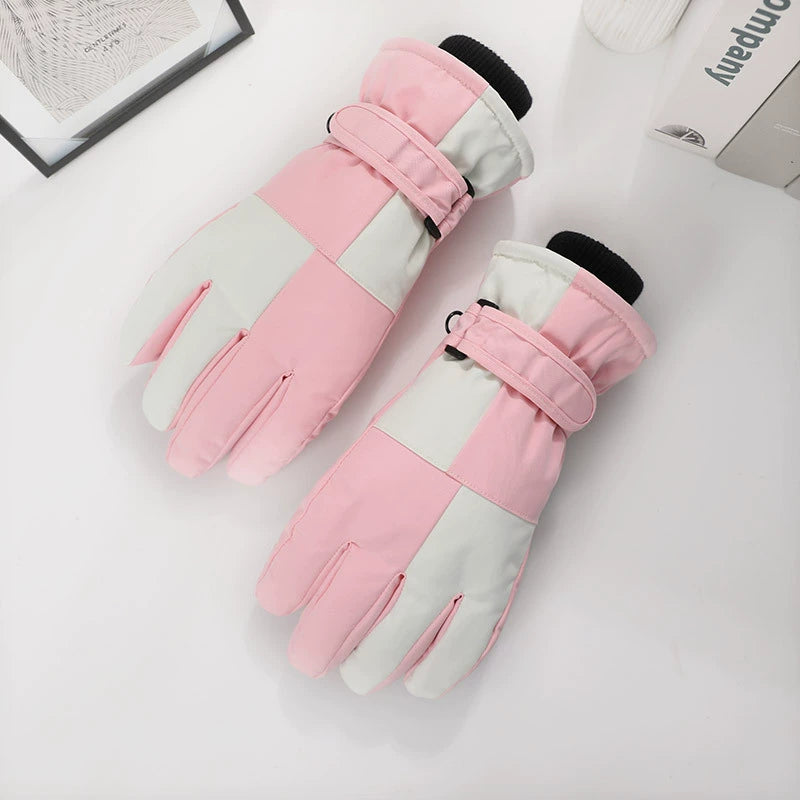 Women's velvet and thick warm gloves  1243