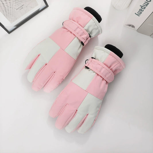 Women's velvet and thick warm gloves  1243