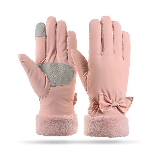 Women's plush cycling gloves  1242