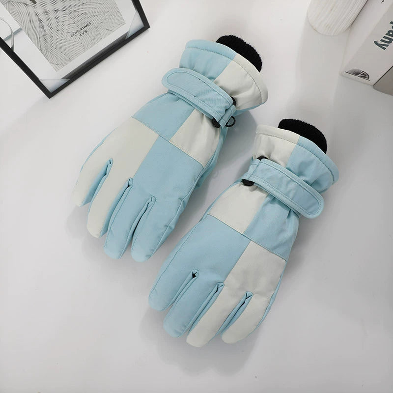 Women's velvet and thick warm gloves  1243