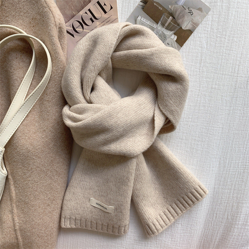 Woolen scarf Warm knit scarf  3292