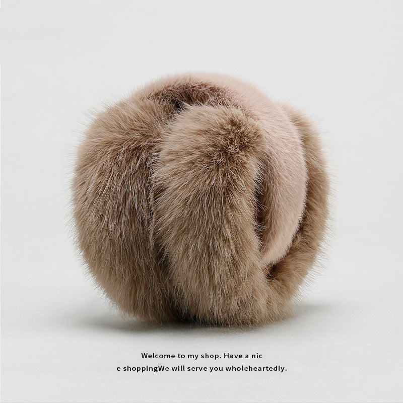 Warm ear muffs in winter 1900